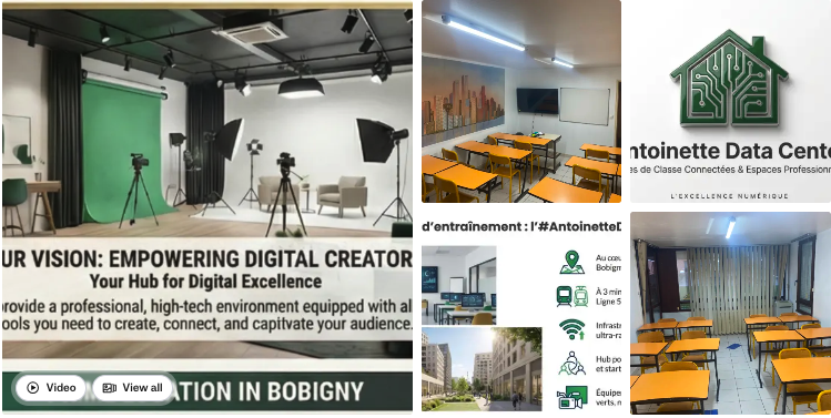 Studio livestream ADC Bobigny