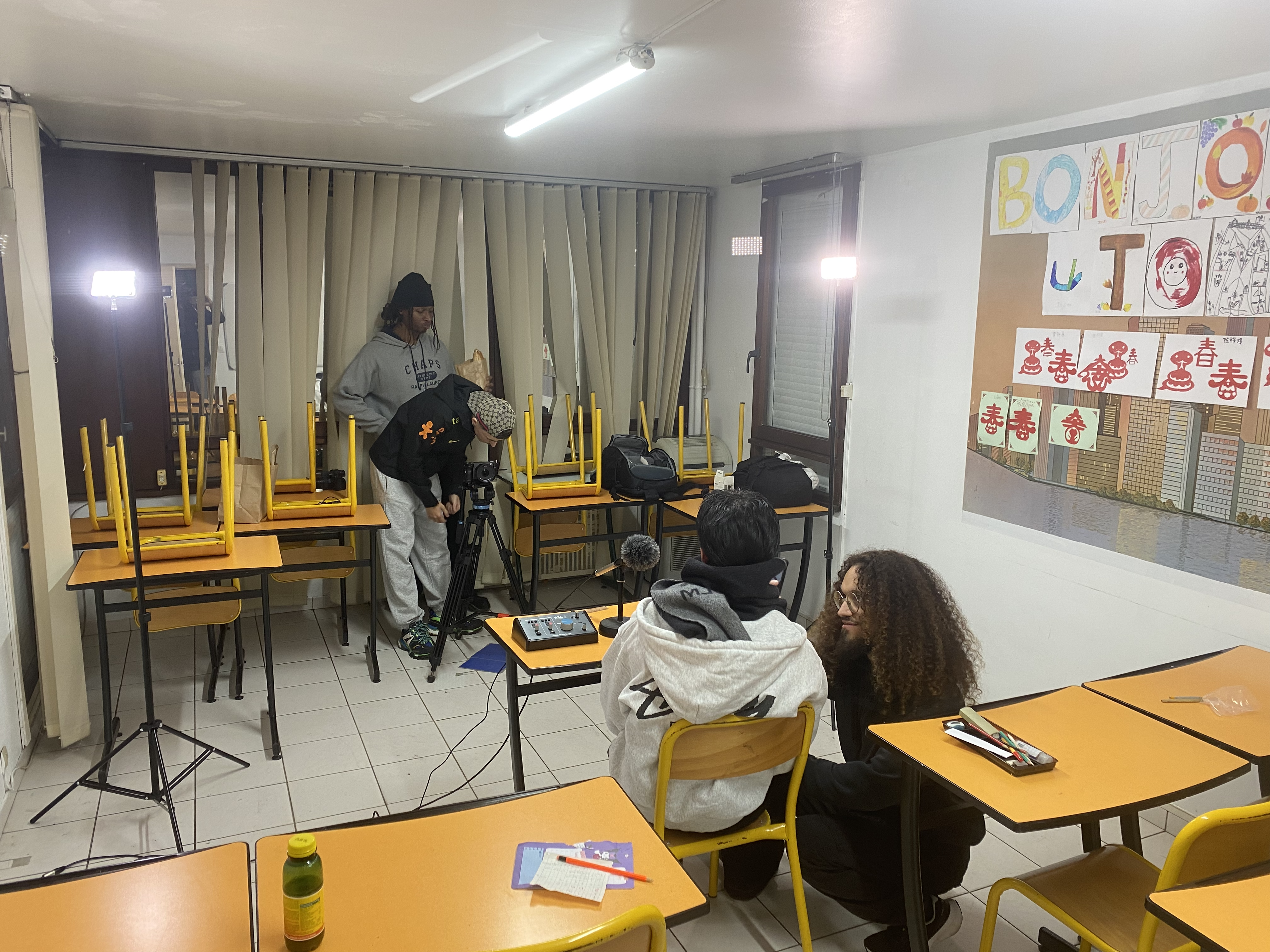 The xxxx film crew at work